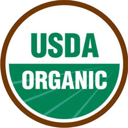 100% Organic - USDA Organic Logo